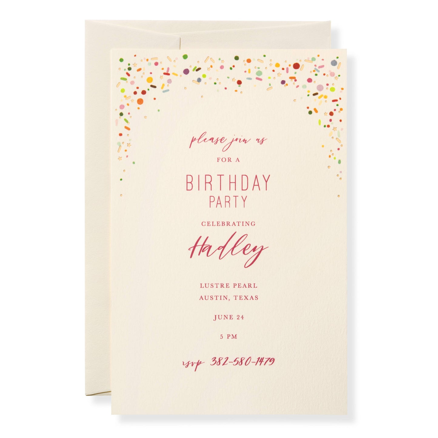 Sprinkles Invitations