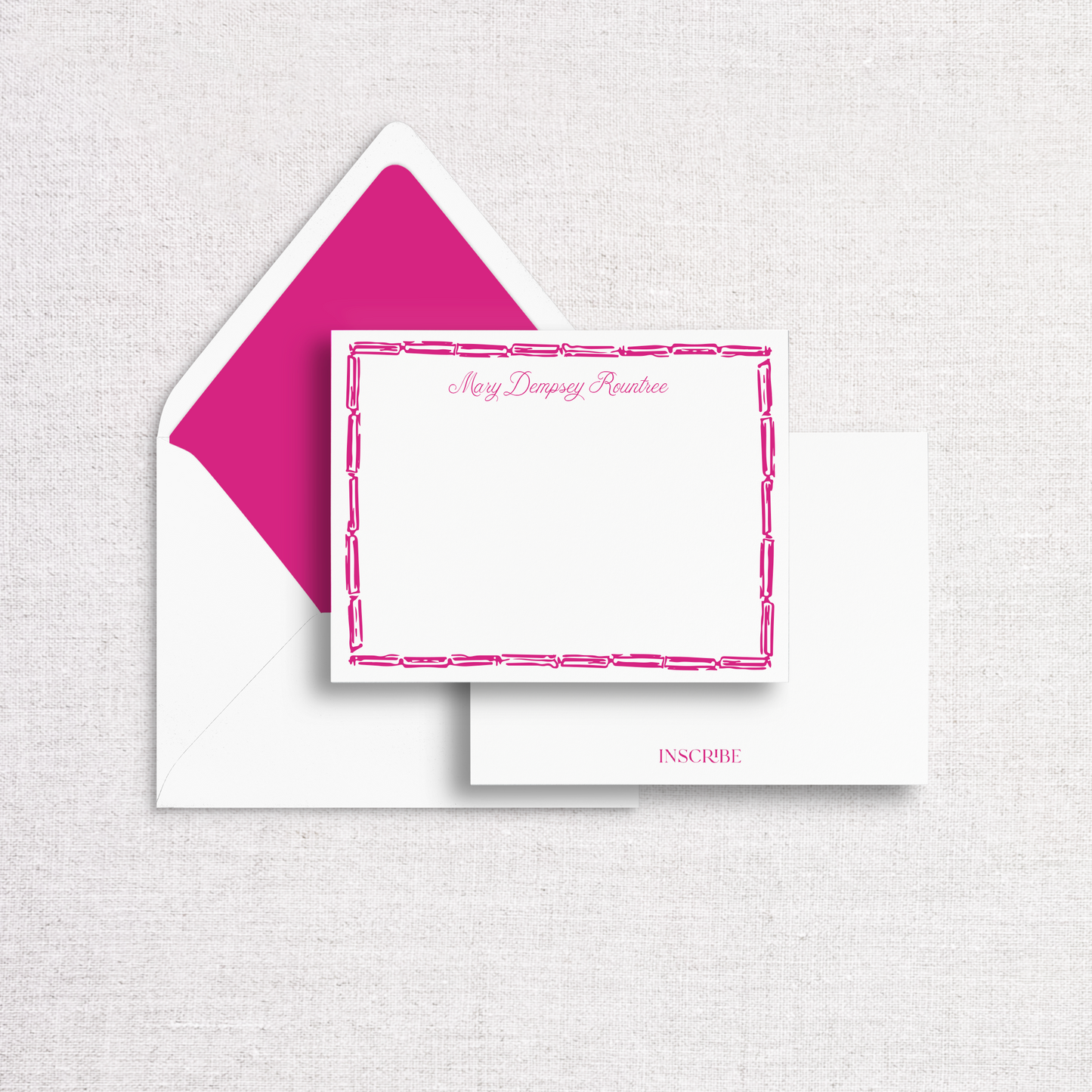 Bamboo Frame Notecard