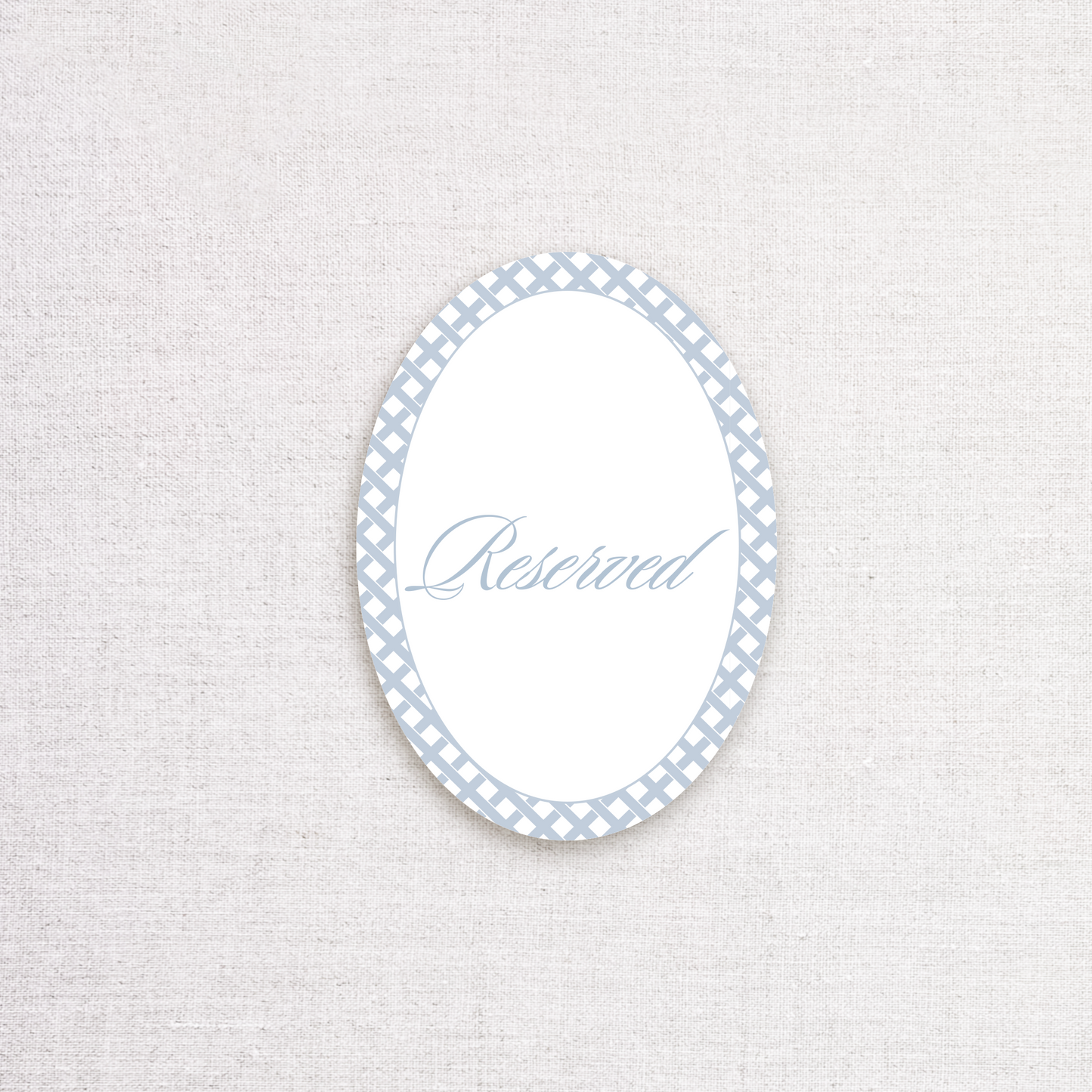 Custom Reserved Signs