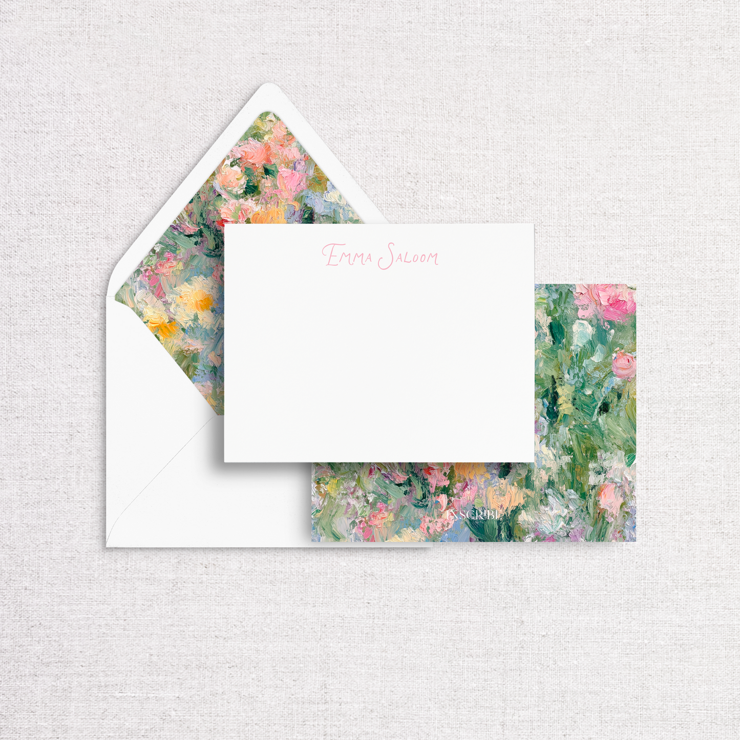 Painted Blooms Notecard