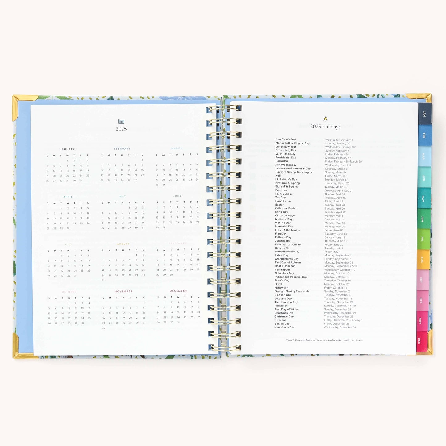 2025 Weekly, Simplified Planner, Beaufort Birdies