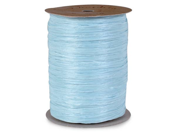 Light Blue Raffia Ribbon