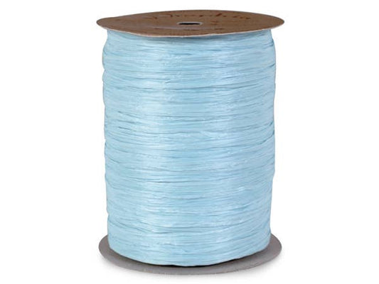 Light Blue Raffia Ribbon