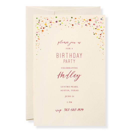 Sprinkles Invitations