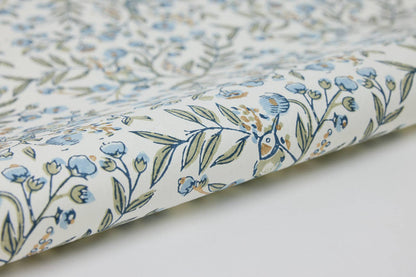 Song Birds Blue Stone - Handmade Gift Wrap Sheets