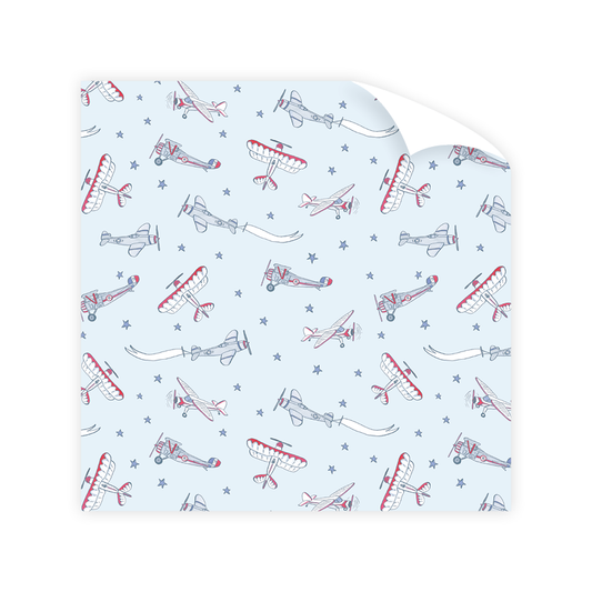 Airplane Wrapping Paper Set