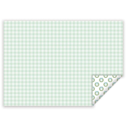 Watercolor Wreath Double-Sided Wrapping Paper Sheets - Set of 3