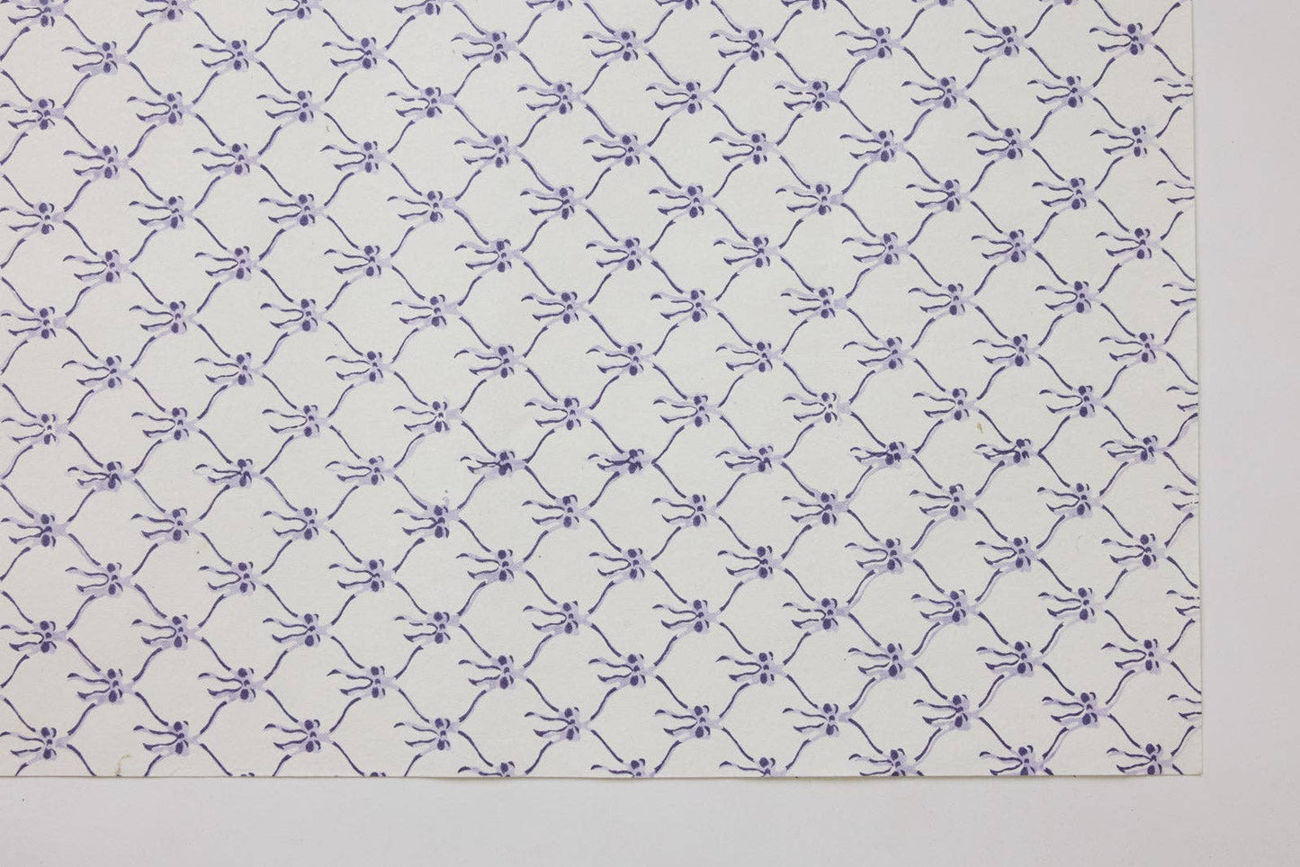 Violet Meringue Bows - Handmade Gift Wrap Sheets