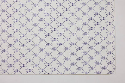 Violet Meringue Bows - Handmade Gift Wrap Sheets