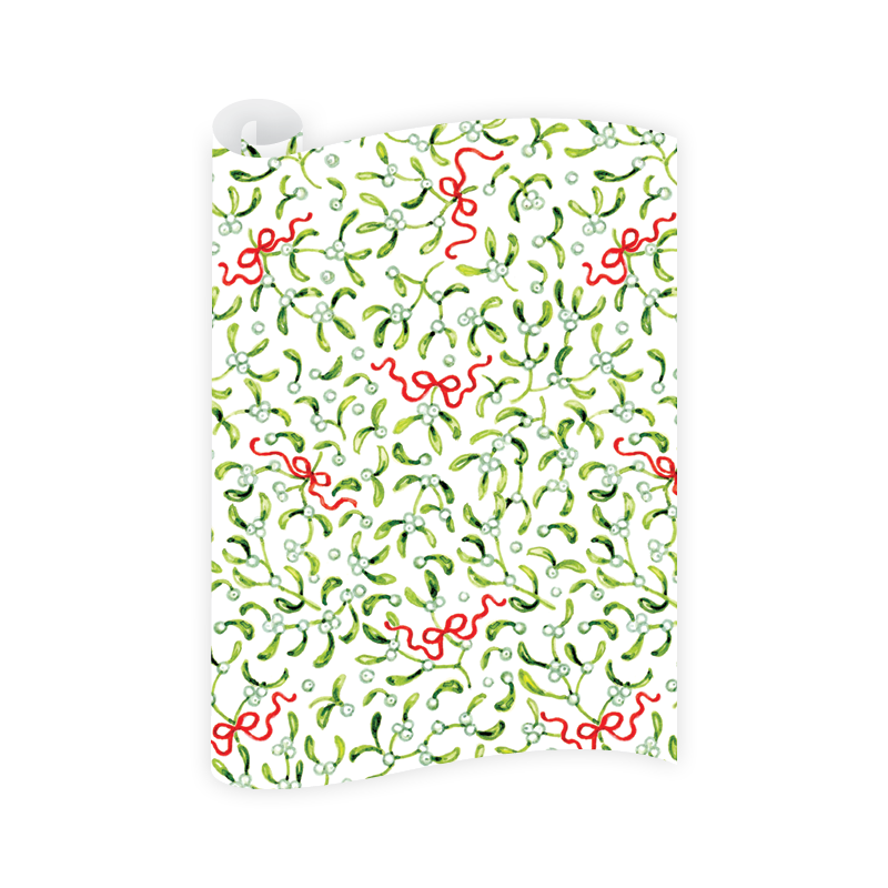 Mistletoe Wrapping Paper Set