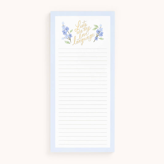 List Pad, Lists Are My Love Language