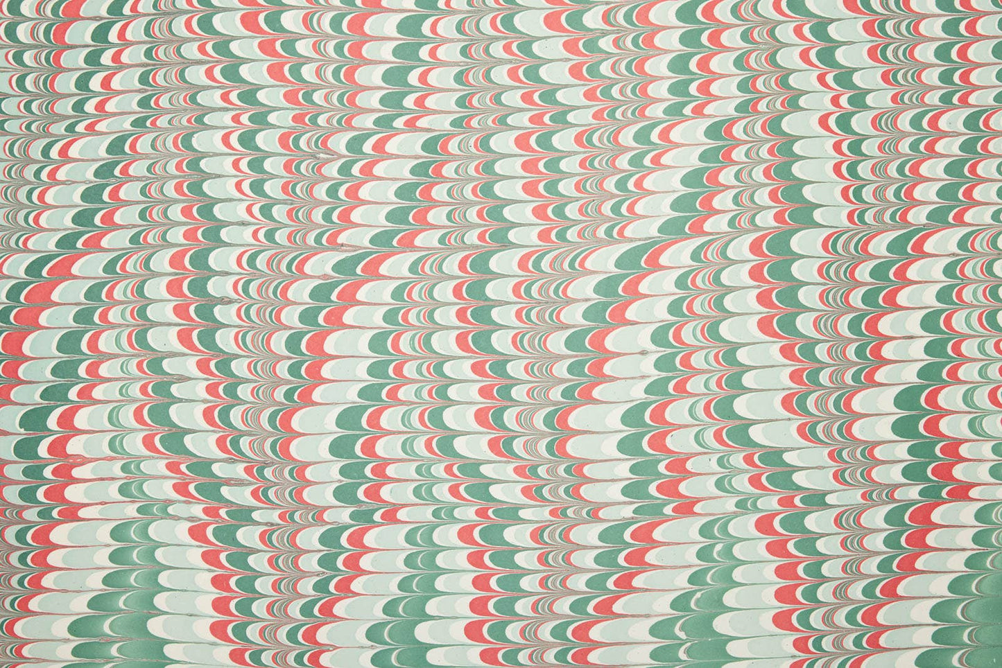 Hand Marbled Wrapping Paper Sheets - Scallops Festive Mix