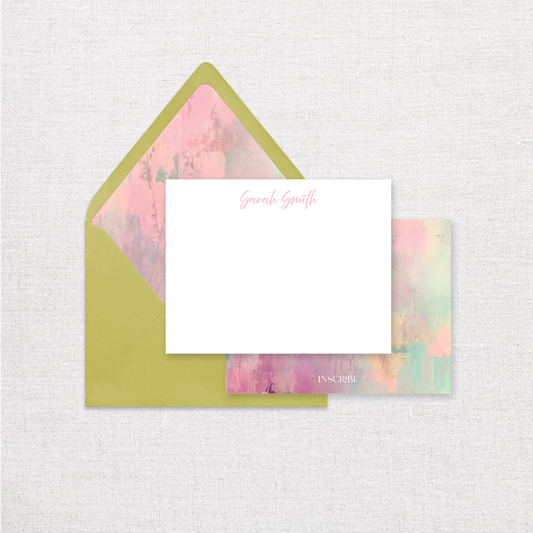 Abstract Art Personalized Notecards