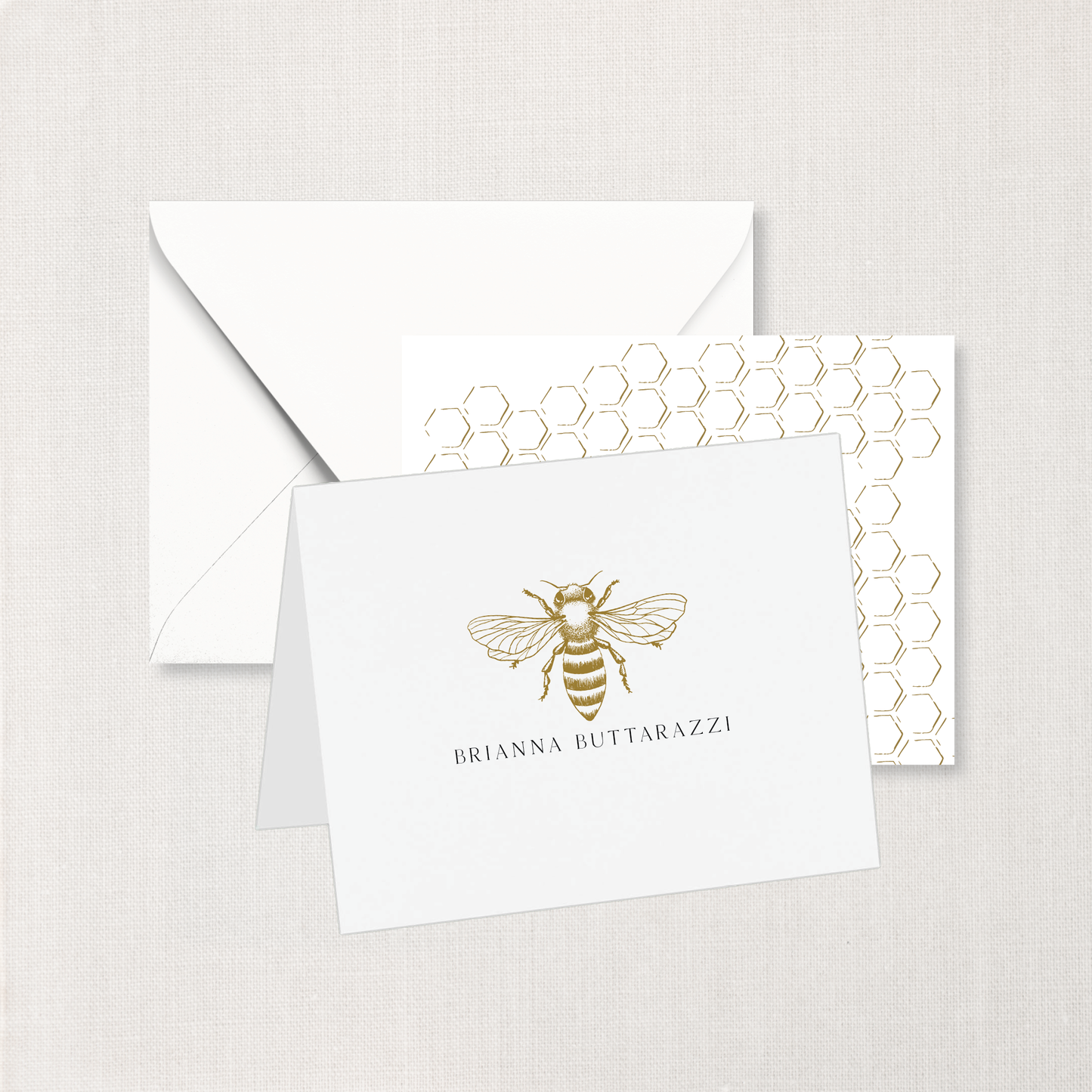 Bee Still Folded Notecards