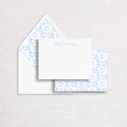 Blue Chinoiserie Notecard