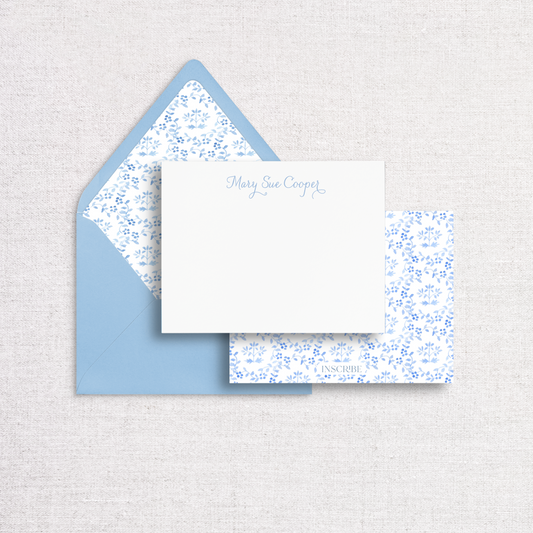 Blue Chinoiserie Notecard