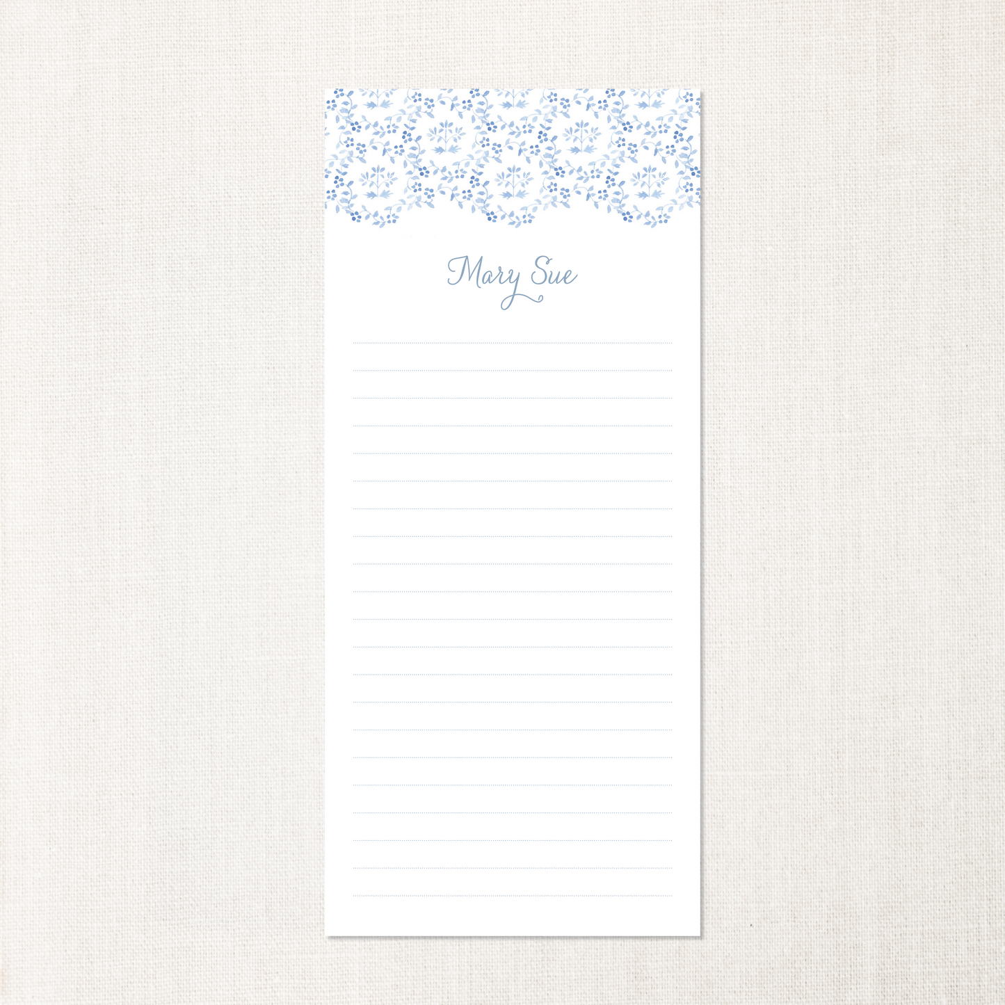 Blue Chinoiserie Notepad