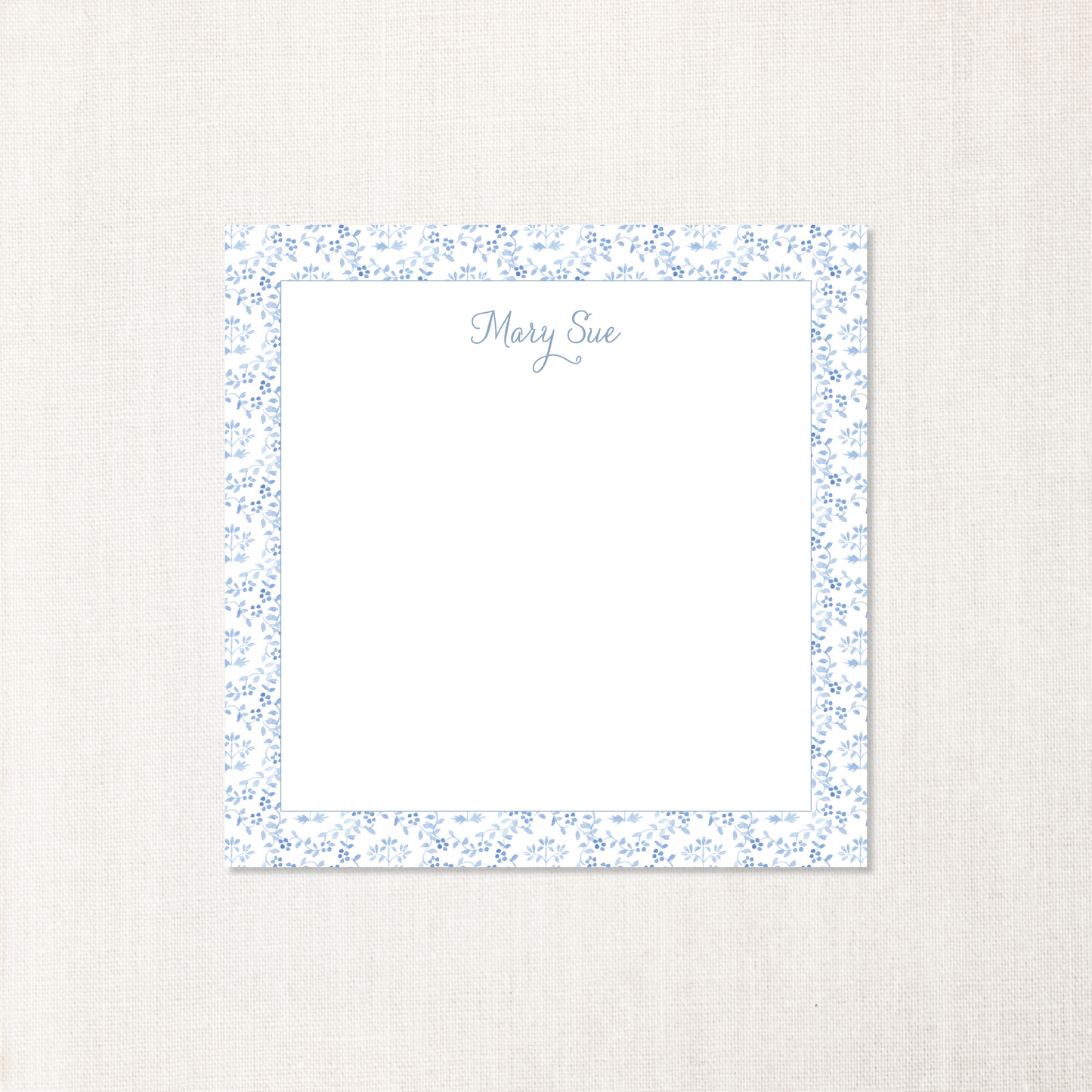 Blue Chinoiserie Notepad
