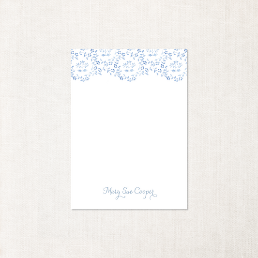 Blue Chinoiserie Notepad