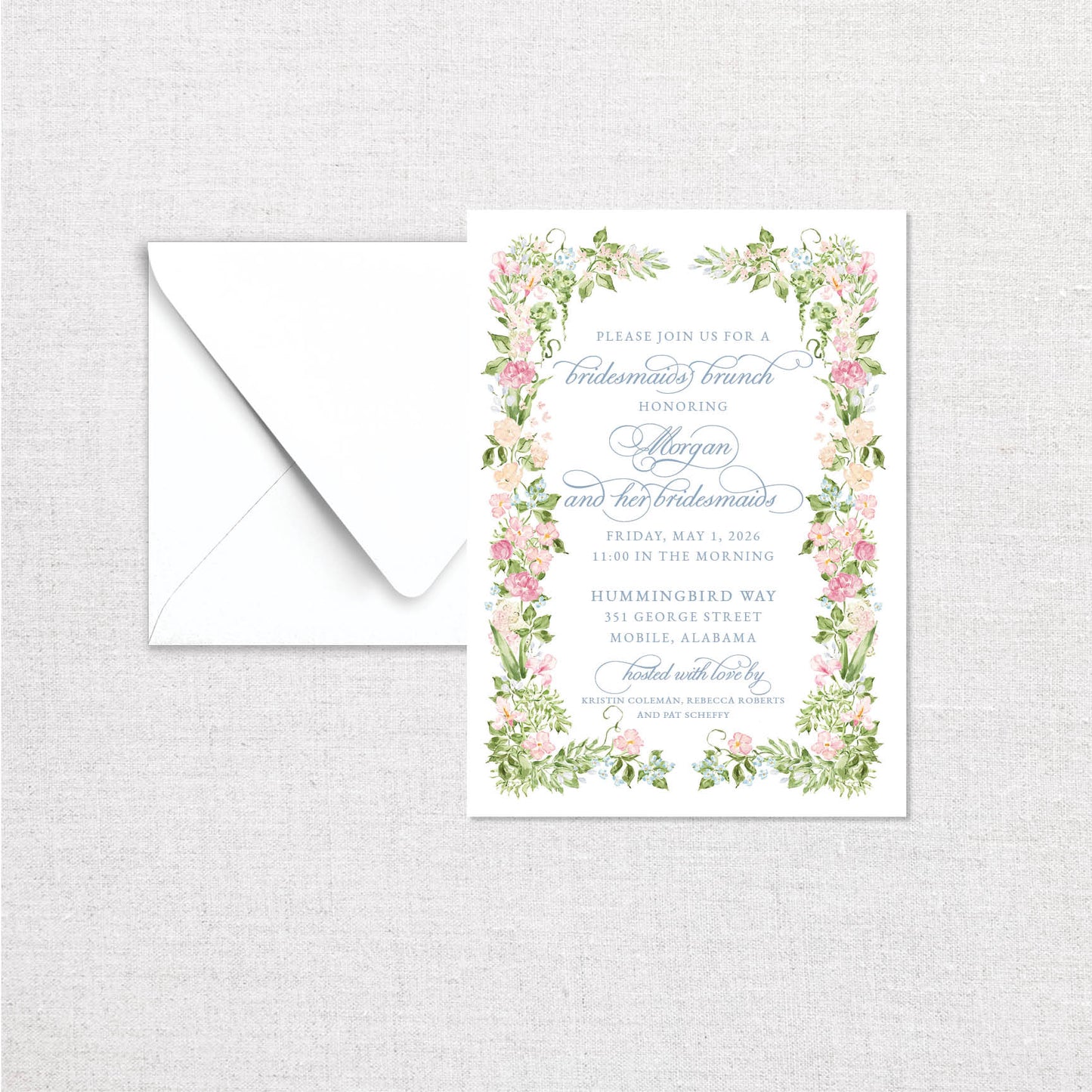 Bridesmaids Luncheon Invitations
