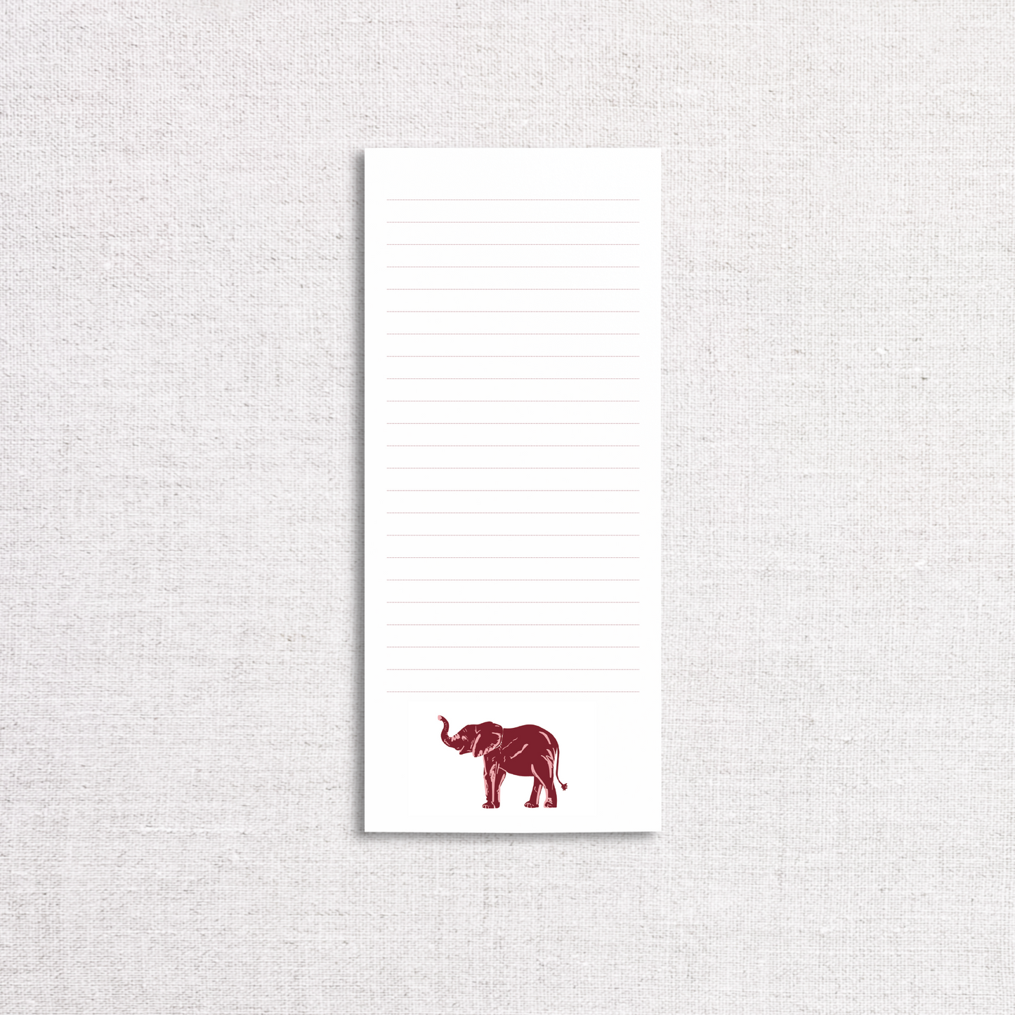 Crimson Girl Notepad
