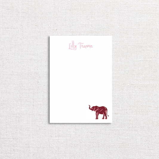 Crimson Girl Notepad