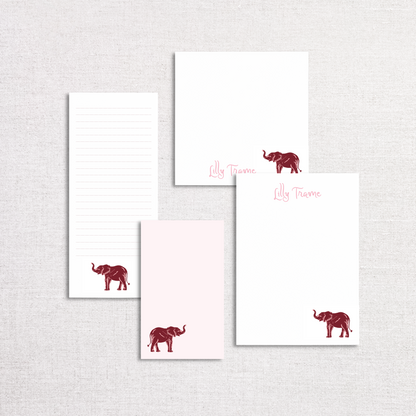 Crimson Girl Notepad