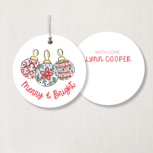 Merry and Bright Gift Tags