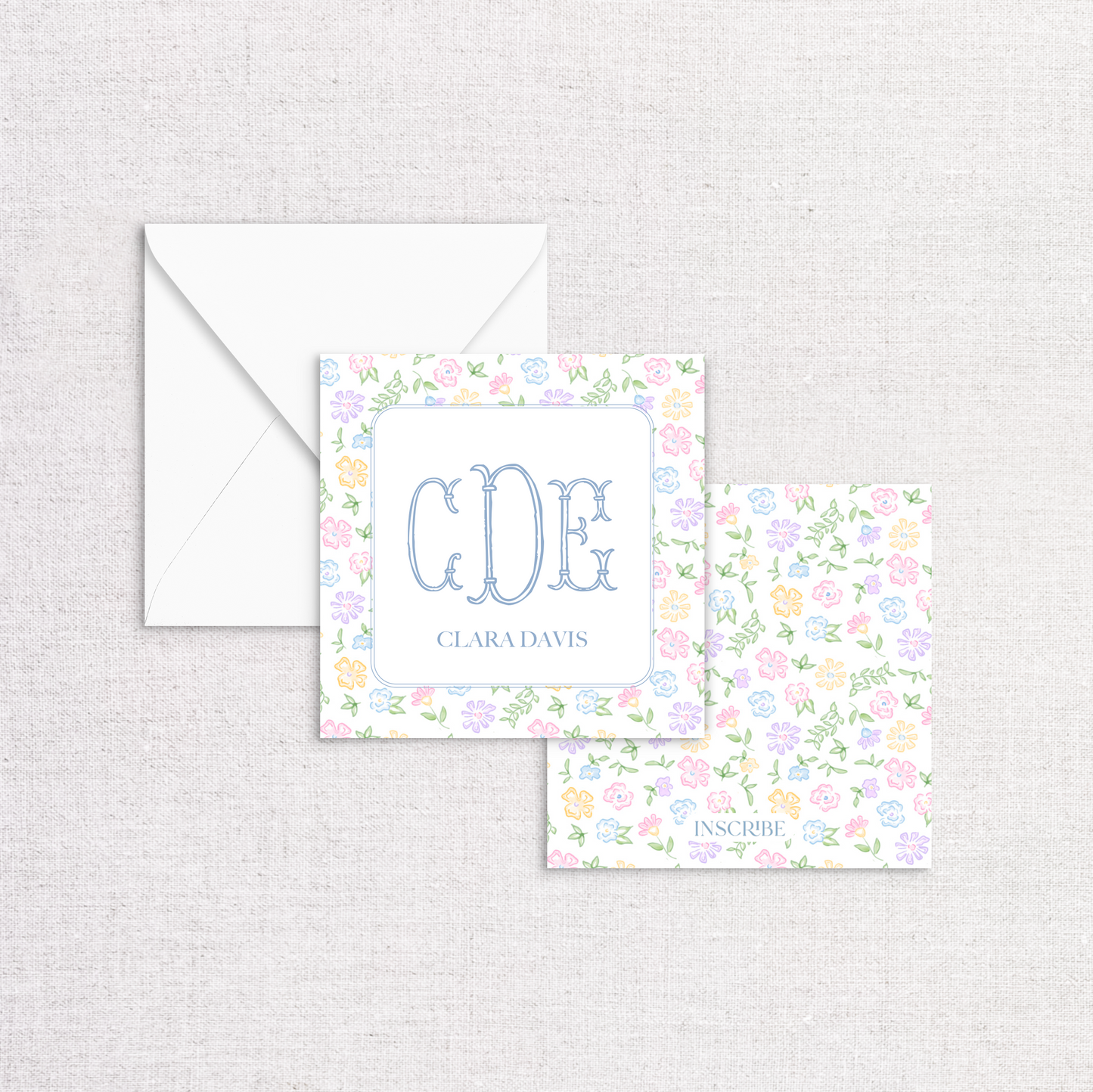 Ditsy Floral Enclosure Cards