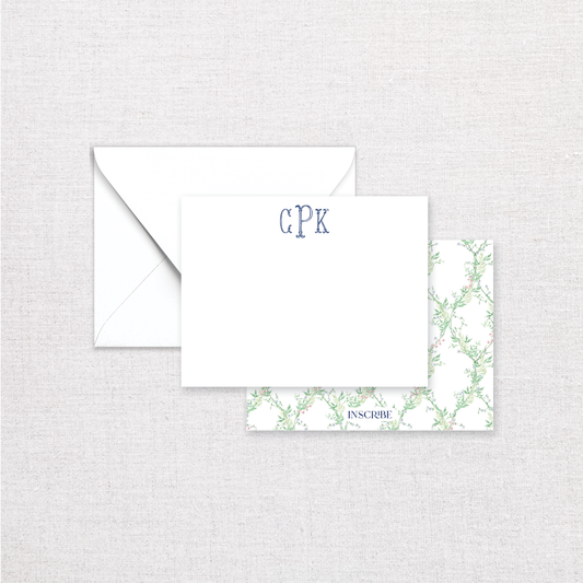 Garden Vine Personalized Notecards