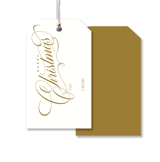 Gold Gift Tag