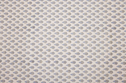 Blue Flower Block Print - Handmade Wrapping Paper Sheets