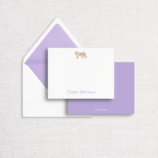 Tiger Girl Notecard