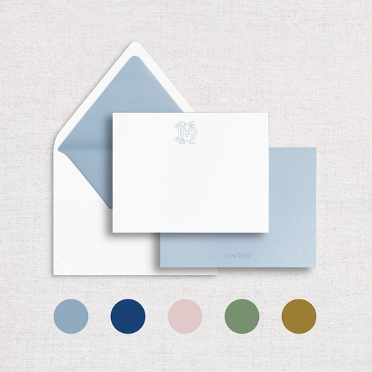 Ladies Monogram Notecard