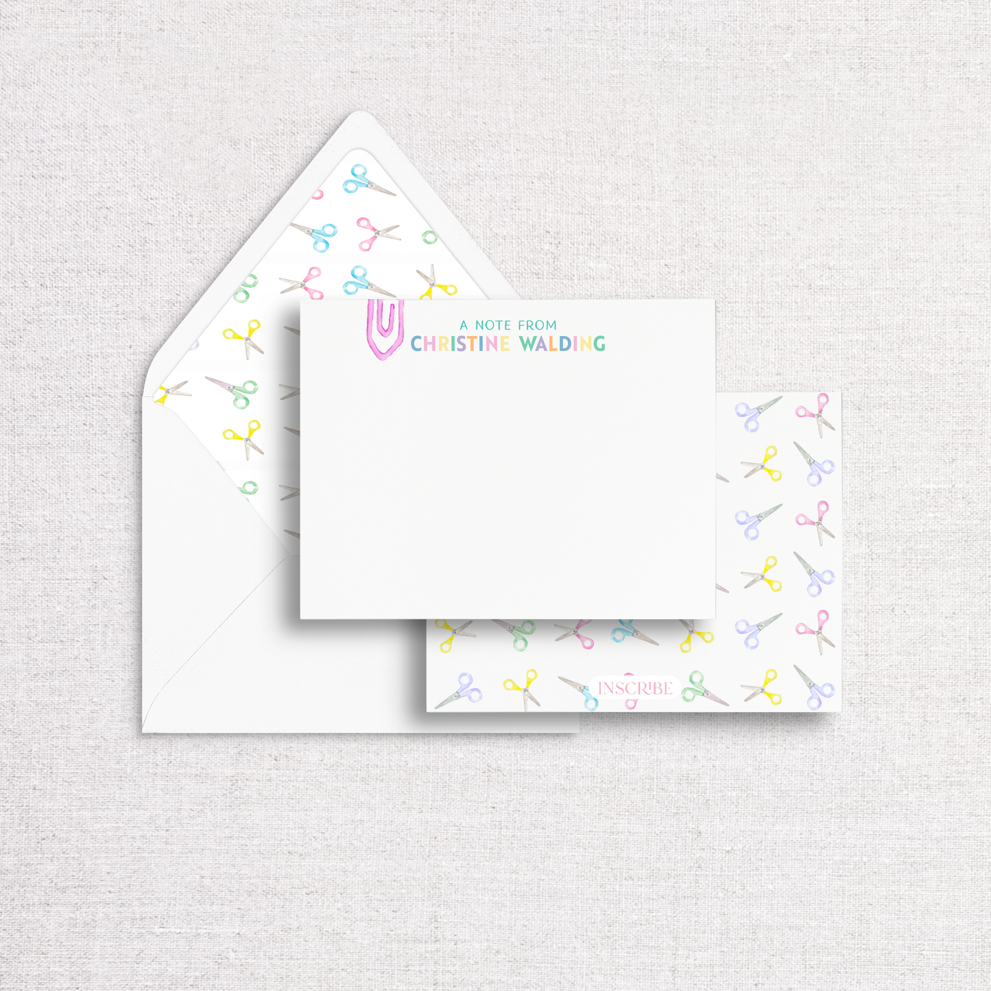 Little Scissors Notecard
