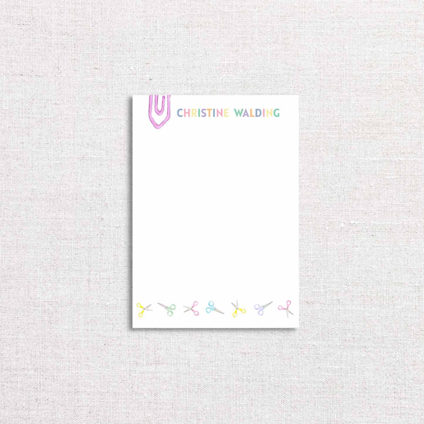 Little Scissors Notepad