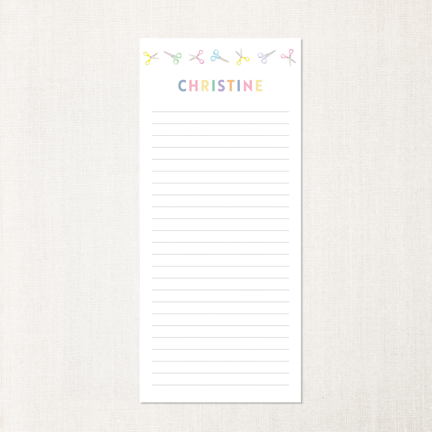 Little Scissors Notepad