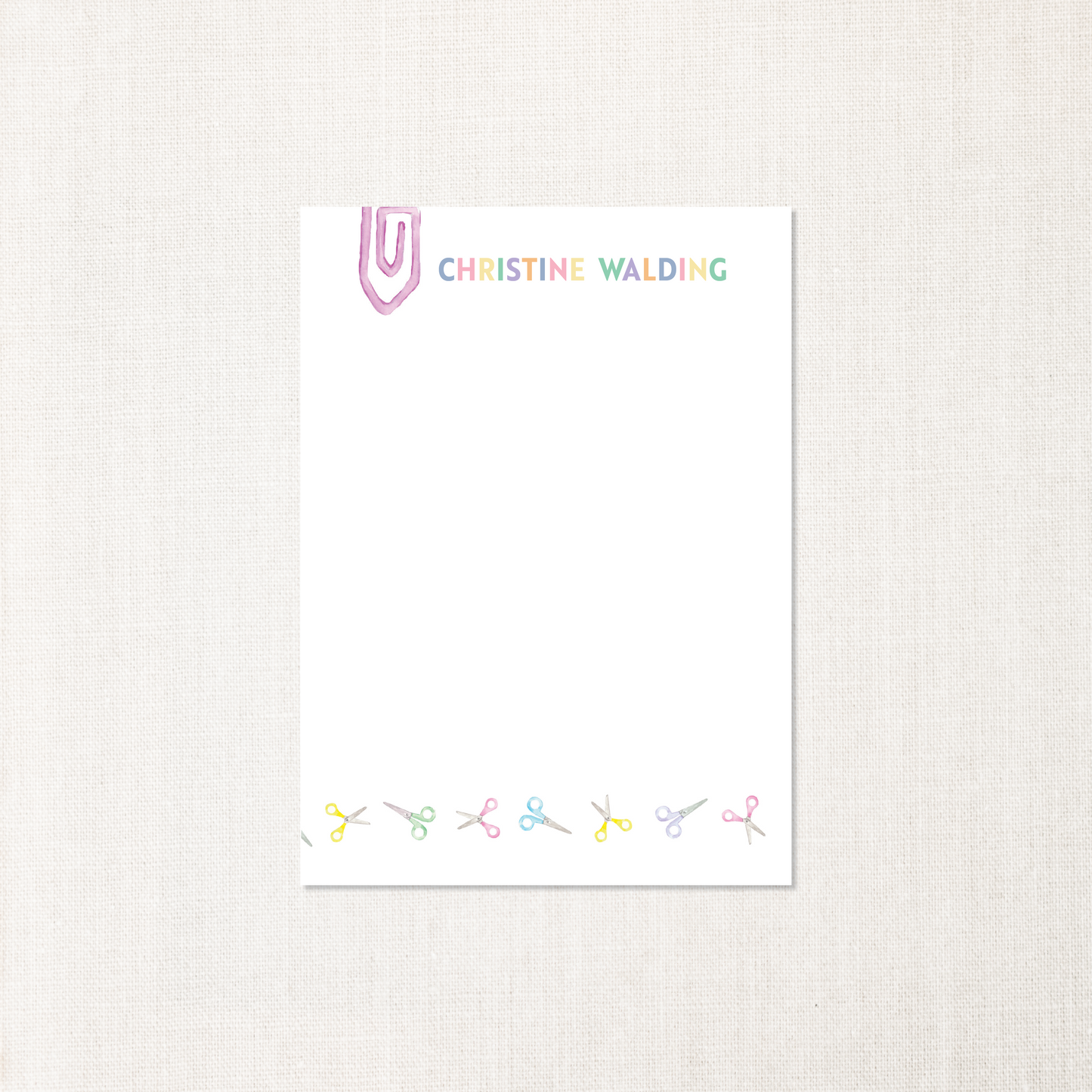 Little Scissors Notepad