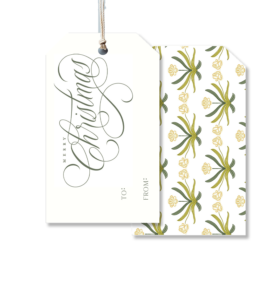 Magnolia Block Gift Tag