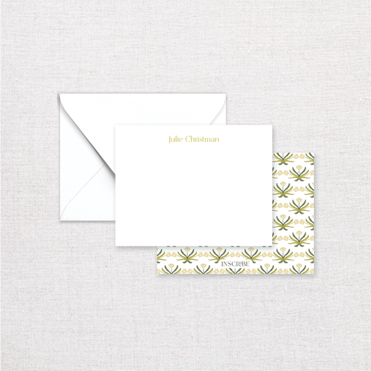 Magnolia Block Personalized Notecards