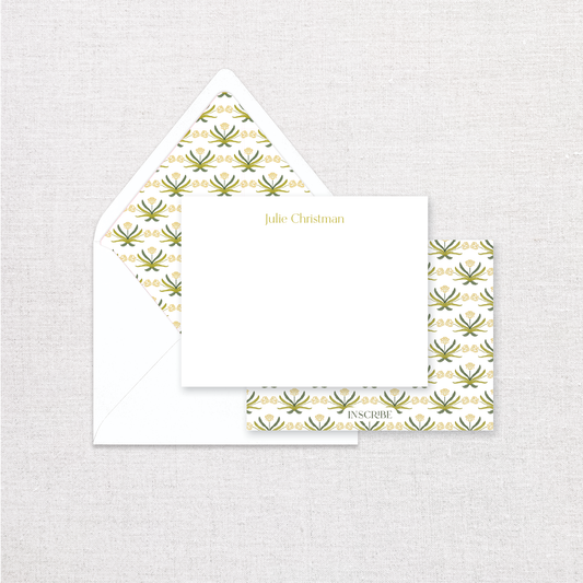 Magnolia Block Personalized Notecards