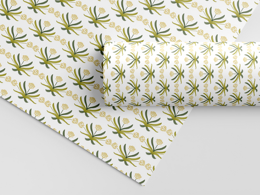 Magnolia Block Wrapping Paper