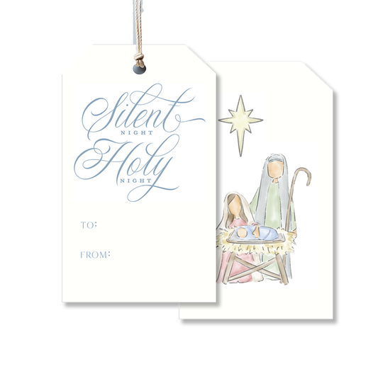 Silent Night Gift Tag