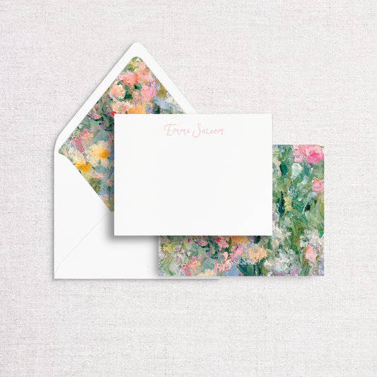 Painted Blooms Notecard
