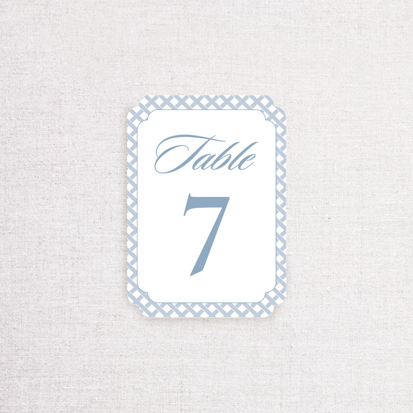 Custom Table Numbers