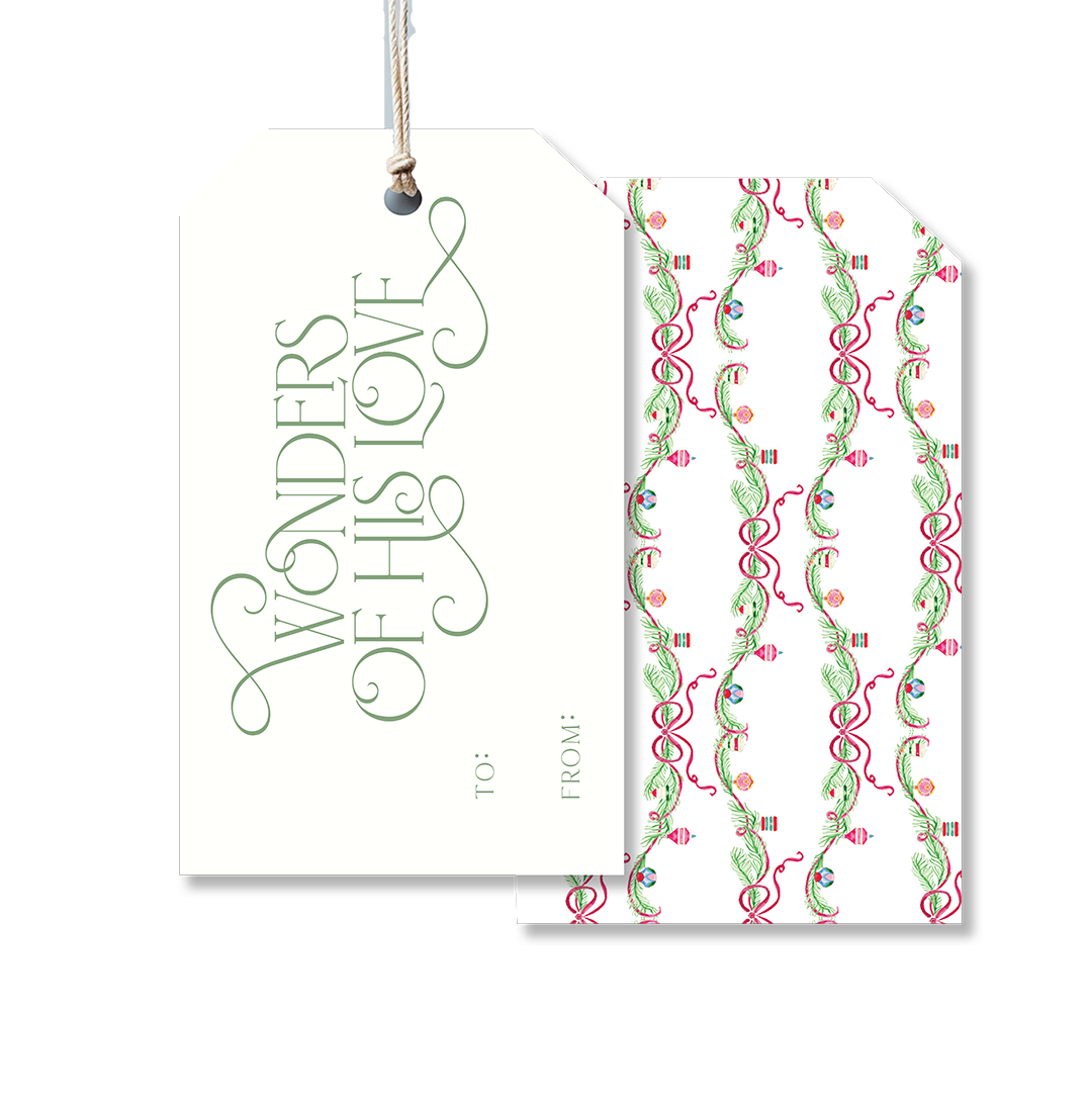 Wonders of His Love Gift Tags