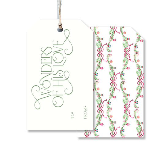 Wonders of His Love Gift Tags