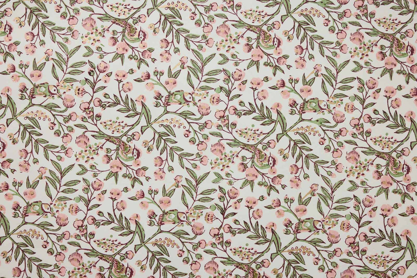 Song Birds Blush - Handmade Gift Wrap Sheets