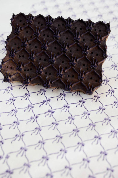 Violet Meringue Bows - Handmade Gift Wrap Sheets