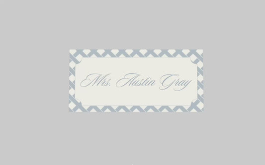 Personalized Place Cards for Guest Seating